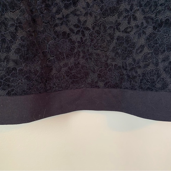 FDJ French Dressing Jeans Lace Navy Blue Hoodie Sweatshirt - Picture 6 of 11